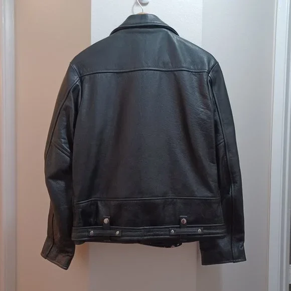 SOLD - STRAIGHT TO HELL COMMANDO LIGHTWEIGHT – LEATHER JACKET - 40 - Picture 3 of 6